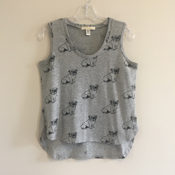 Love By Design Tops - Love By Design English Bulldog Gray Tank Top